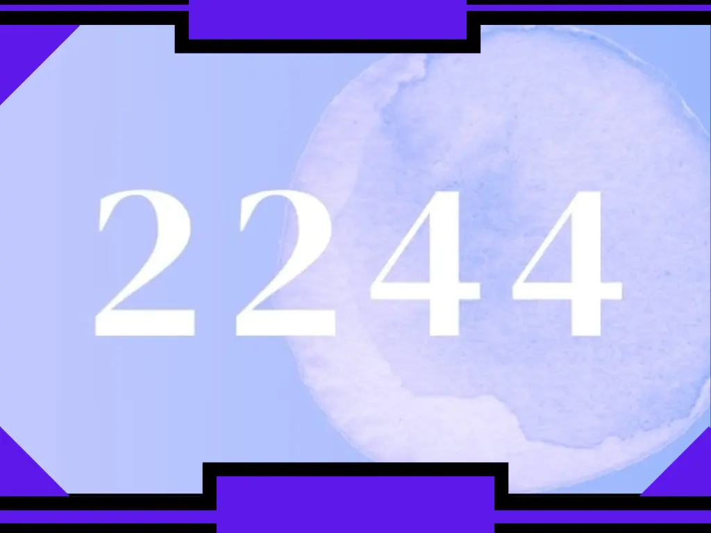 Número do Anjo 2244