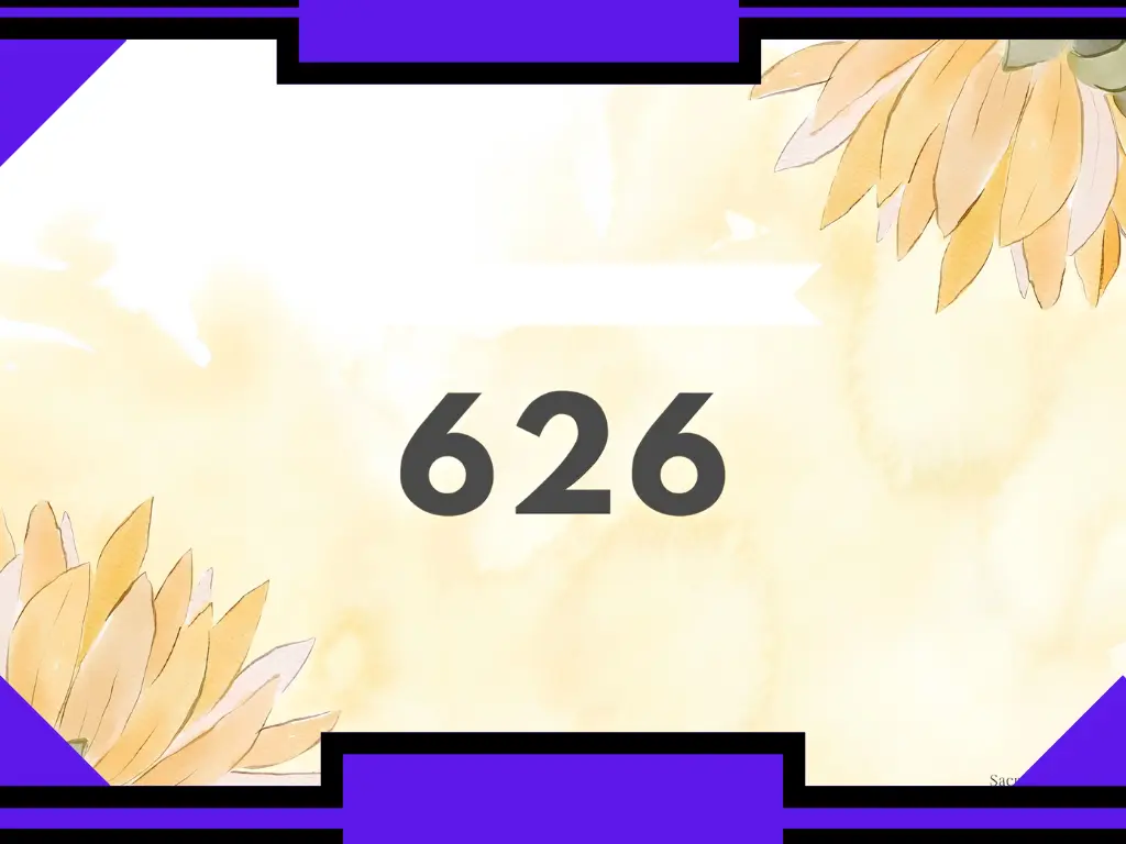 Número do Anjo 626