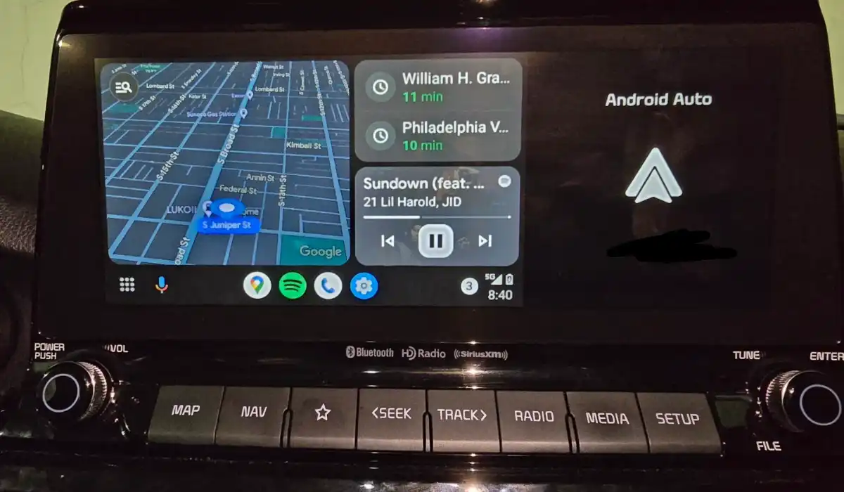 tachimetro android auto